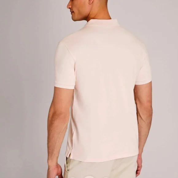 Tipped Collar Polo - Brand New - NEVER WORN -Light Pink